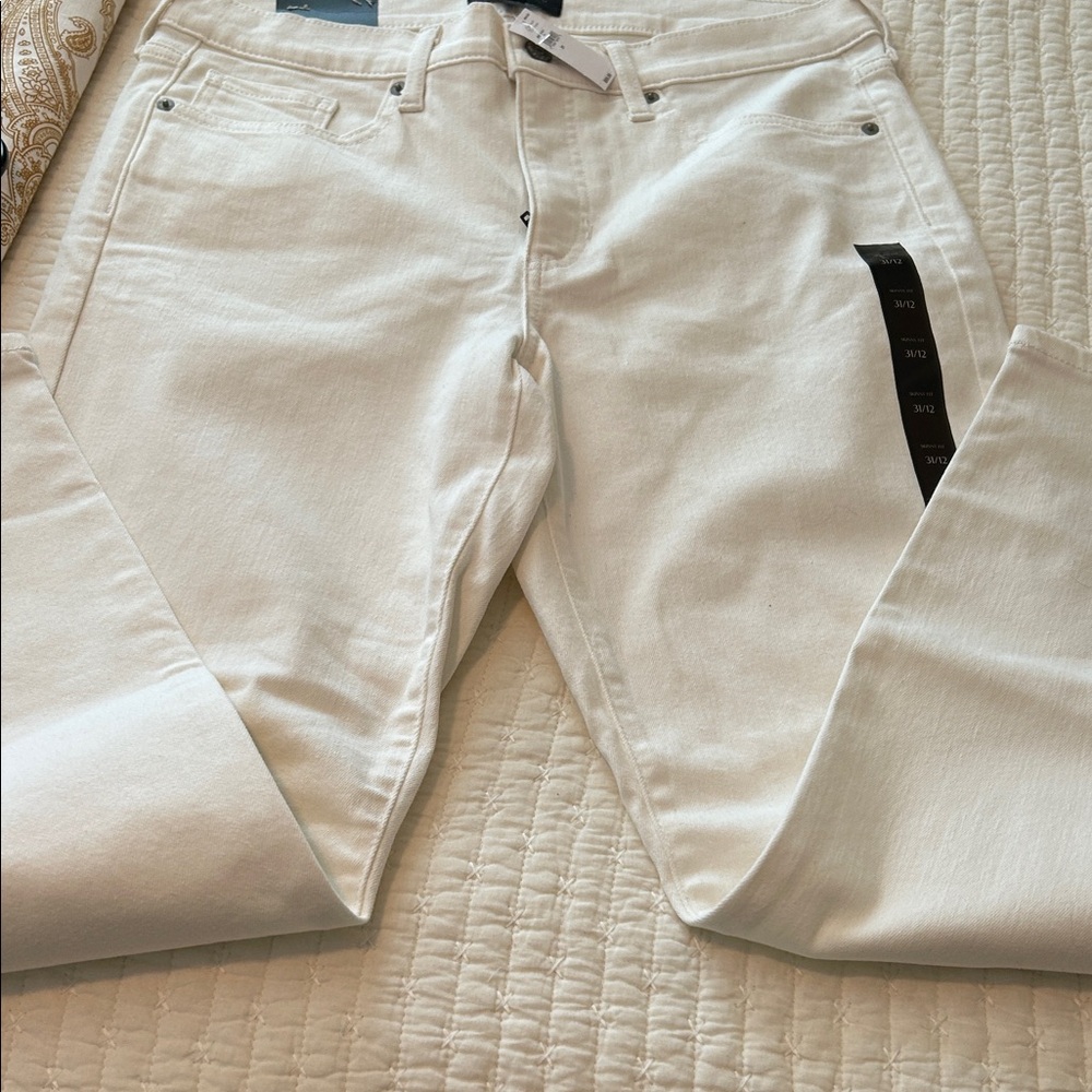 Banana Republic Women's Cream Skinny Jeans
